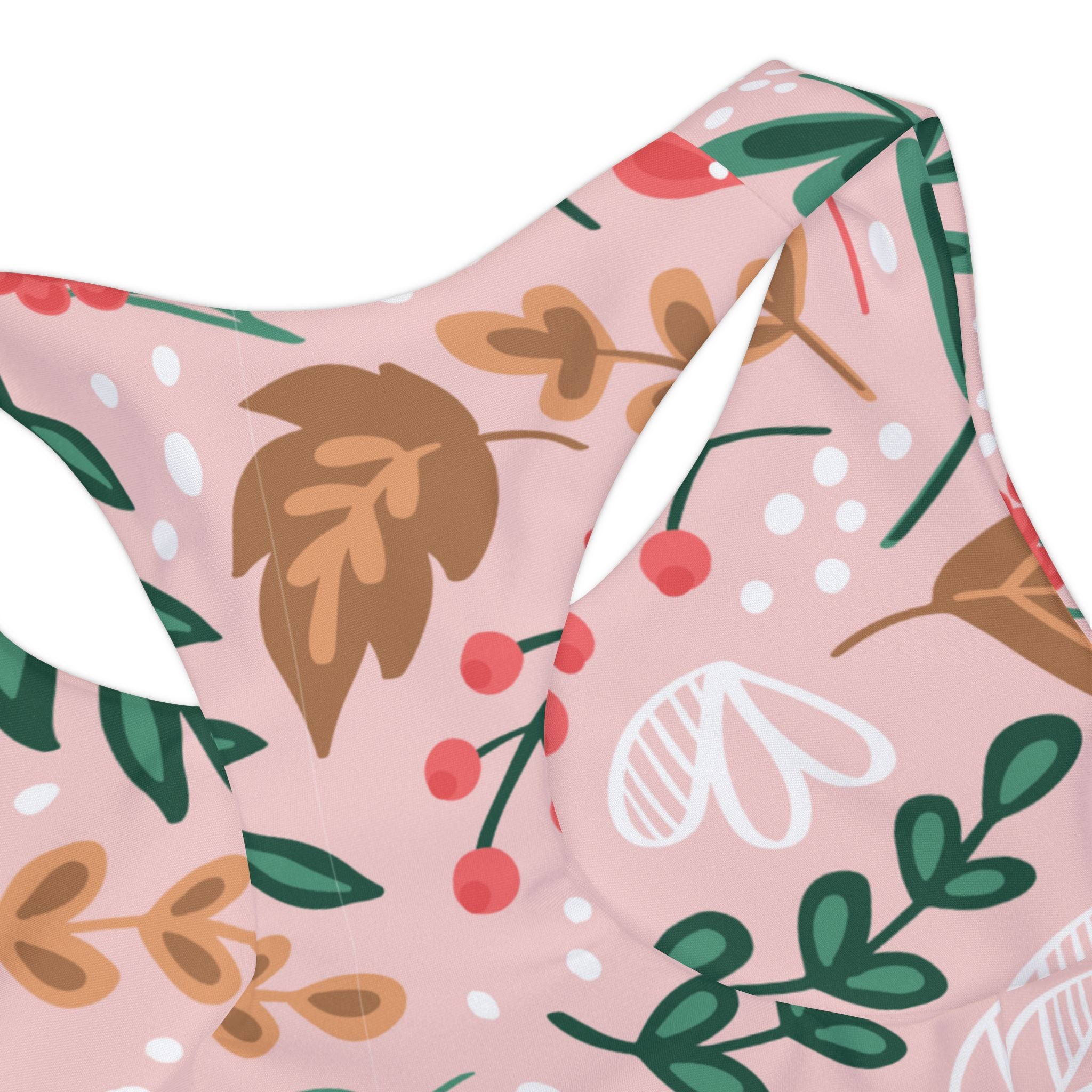 Pink Print Swimsuit Set, Floral Pattern Two Piece Bathing Suit, Cute Girls Swimwear, Summer Beach Outfit, Kids Swim Set