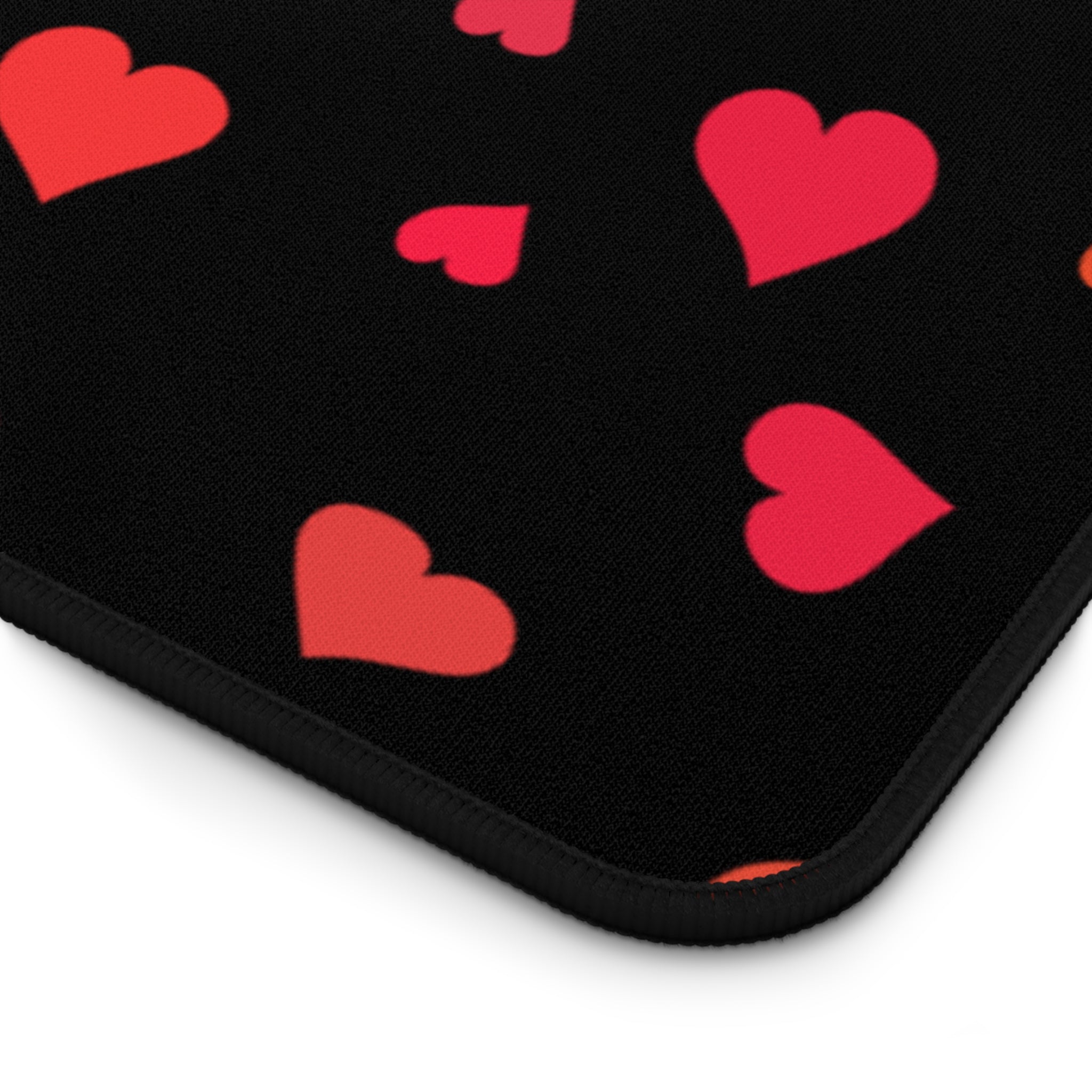 Heart, Valentines Gift, Mouse Pad, Desk Matt for Desktop, Cute Desk Pad Mat, XXL Large Mouse Pad for Desk, Anti-Slip Big Mousepad with Stitched Edges, Keyboard Pad Mouse Mat for Computer