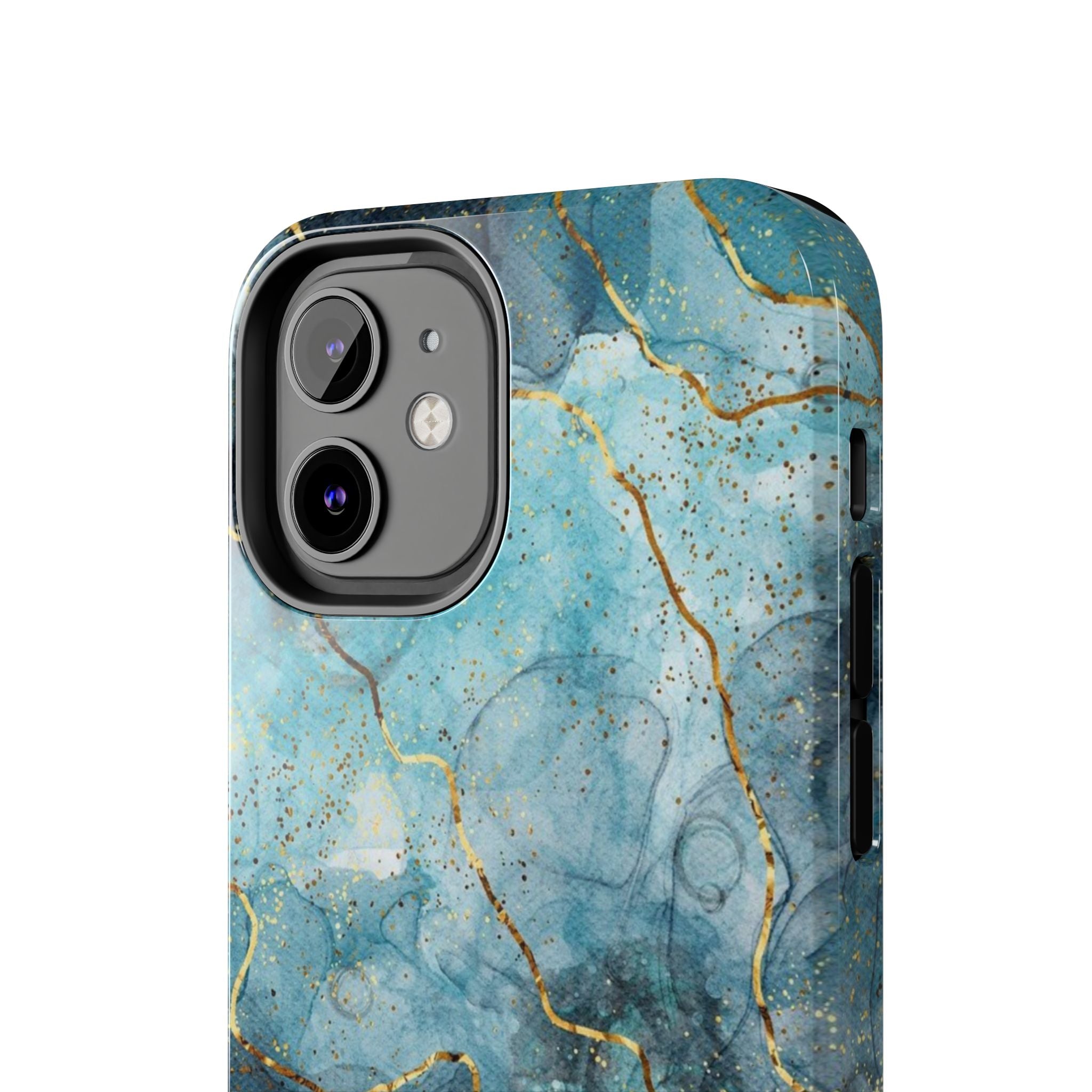 Blue Gold Marble, Elegant Phone Cases, Stylish Phone Covers, Chic Phone Protectors, Fashionable Case for Her, Trendy Smartphone Accessories