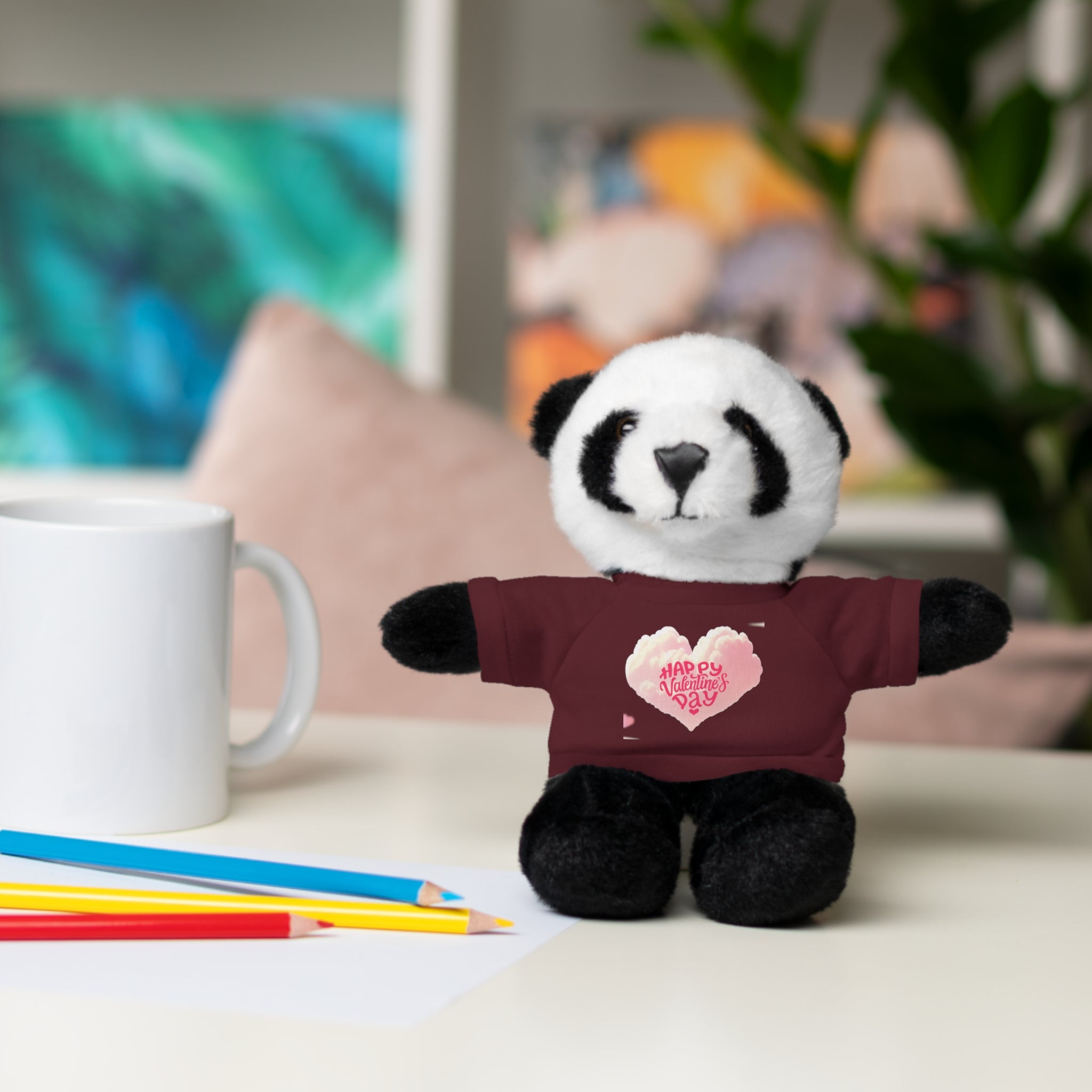 Pink and Purple Dreamy Valentines Day Gifts for Her Him, Kids Girlfriend Boyfriend Wife Mom Fiancée, Valentines Gifts for Women, Valentine's Day Teddy Bear, Funny Cute Stuffed Animal Plush Present for Birthday