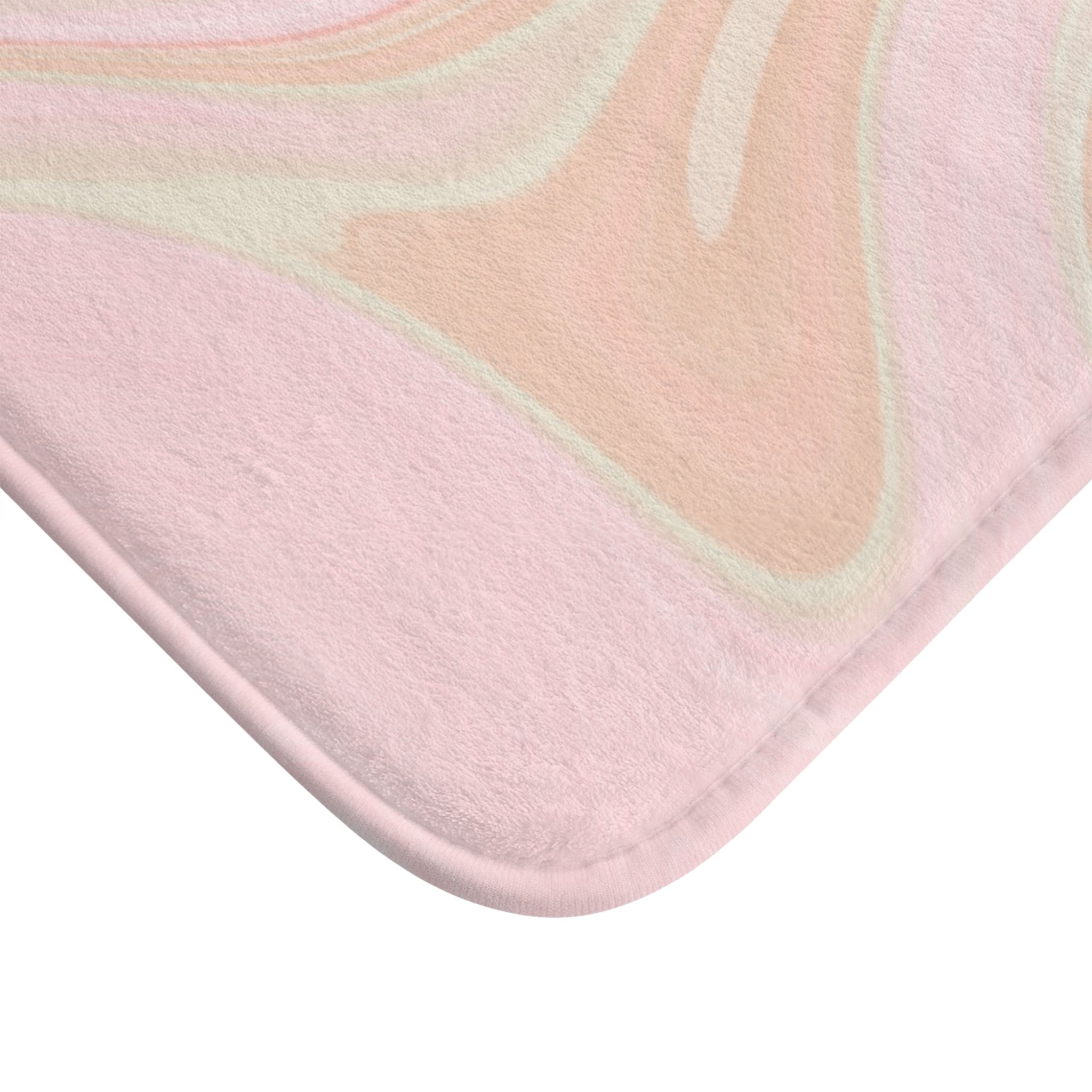 Pink Memory Foam Microfiber Bath Mat - Extra Soft Non-Slip Plush Shaggy Rug, Machine Washable, Bathroom Floor, Tub & Shower