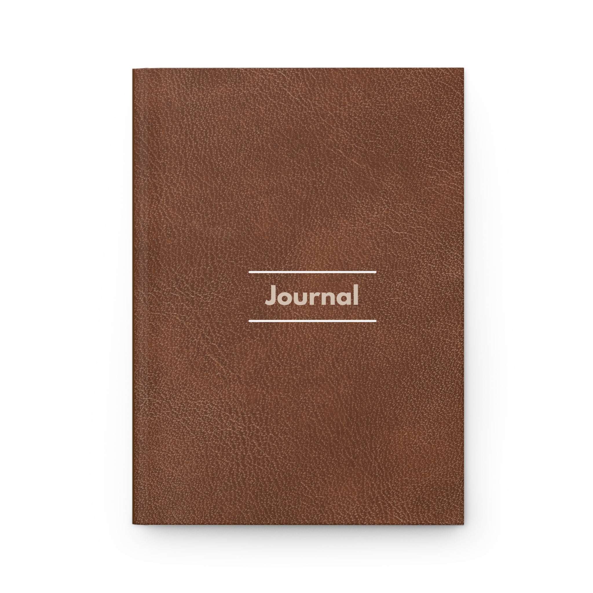 Brown Hardcover Journal Matte, Lined Pages Notebook for Writing, Bullet Journal, Travel Diary, Planner