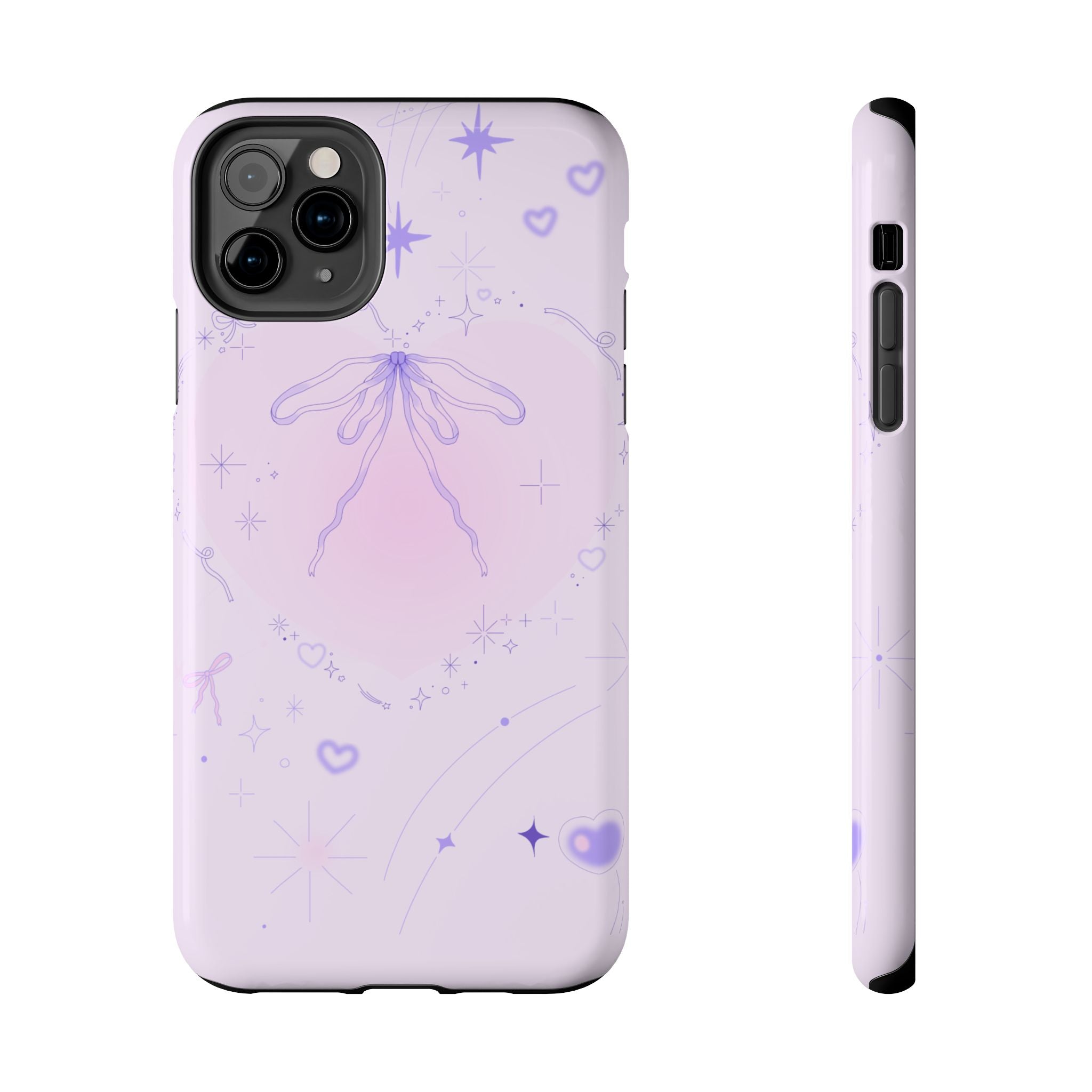 Pink Purple Delicate Fine Line Design, Elegant Phone Cases, Stylish Phone Covers, Chic Phone Protectors, Fashionable Case for Her, Trendy Smartphone Accessories