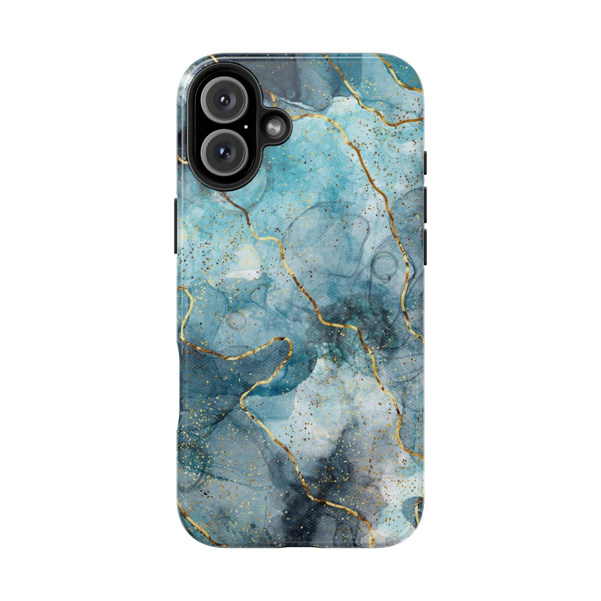 Blue Gold Marble, Elegant Phone Cases, Stylish Phone Covers, Chic Phone Protectors, Fashionable Case for Her, Trendy Smartphone Accessories