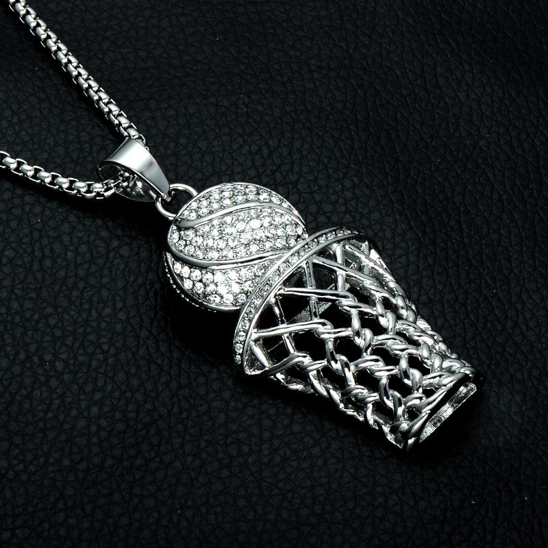 Shoot for the Glory Basketball Necklace