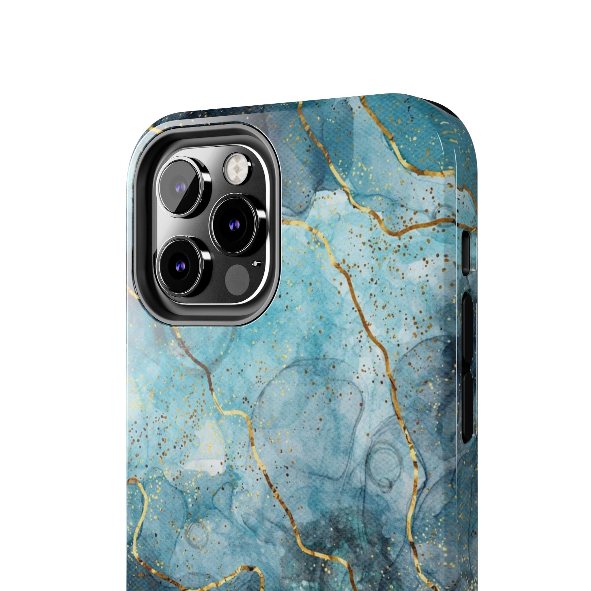 Blue Gold Marble, Elegant Phone Cases, Stylish Phone Covers, Chic Phone Protectors, Fashionable Case for Her, Trendy Smartphone Accessories