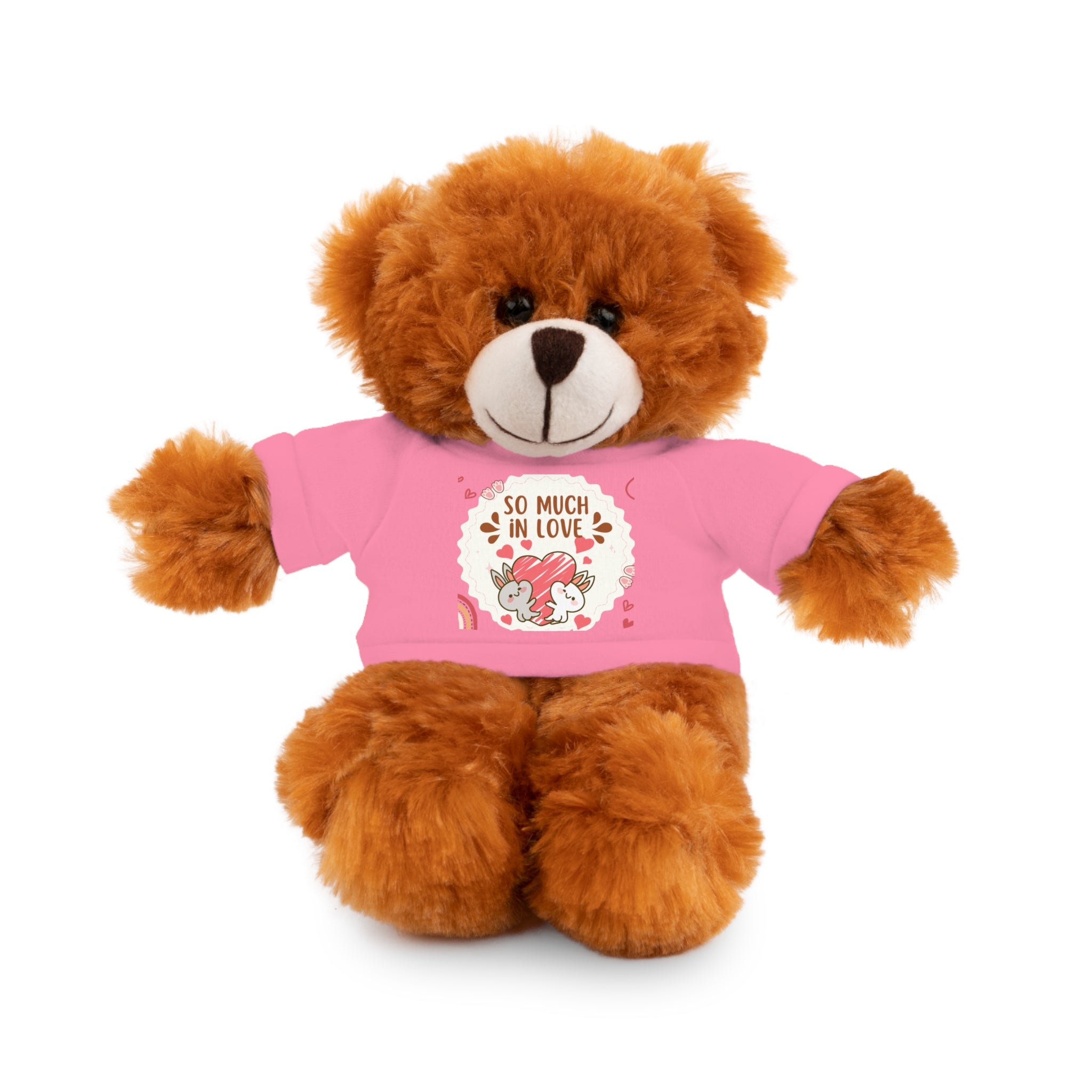 Pink Cute Sweet Love Valentines Day Gifts for Her Him, Kids Girlfriend Boyfriend Wife Mom Fiancée, Valentines Gifts for Women, Valentine's Day Teddy Bear, Funny Cute Stuffed Animal Plush Present for Birthday