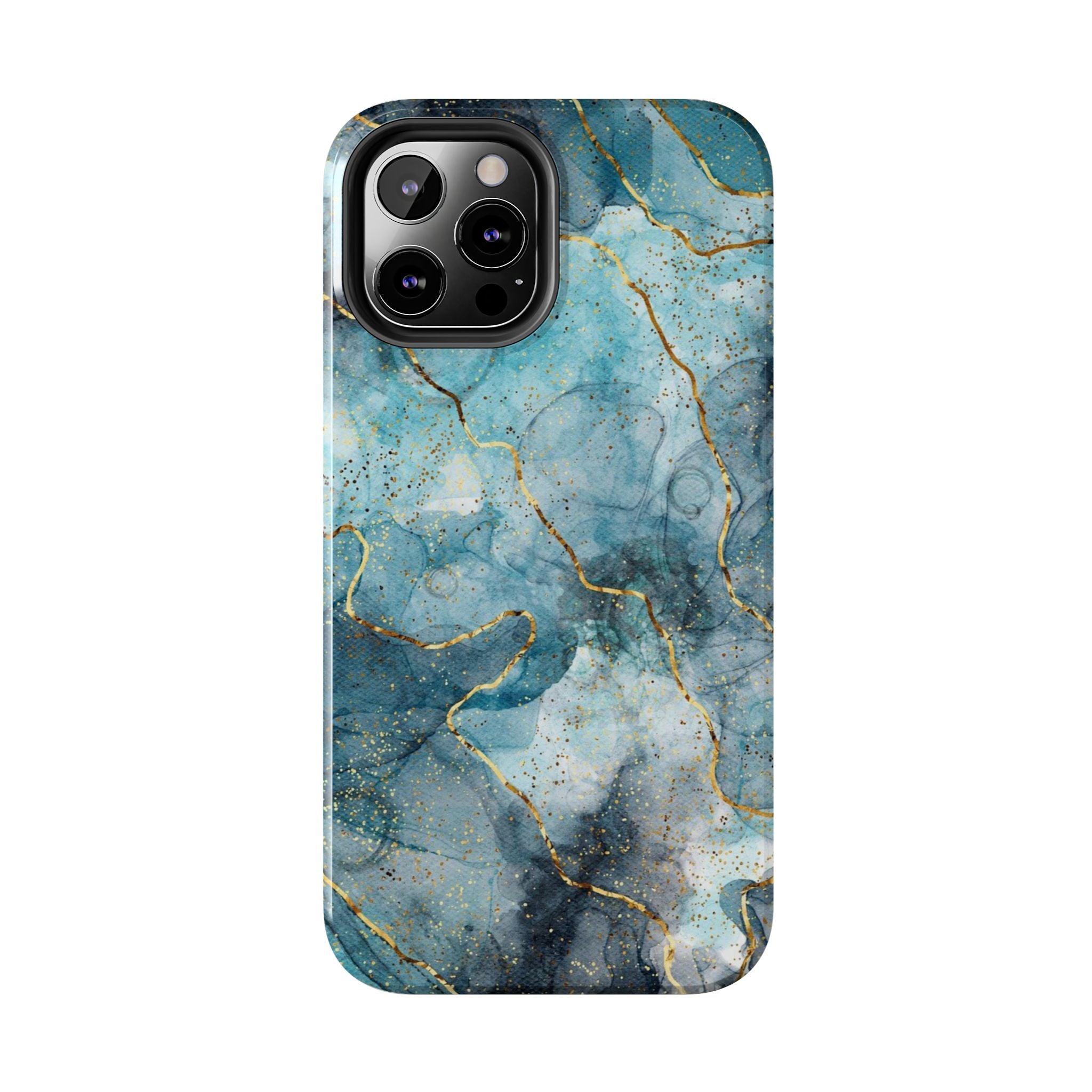 Blue Gold Marble, Elegant Phone Cases, Stylish Phone Covers, Chic Phone Protectors, Fashionable Case for Her, Trendy Smartphone Accessories