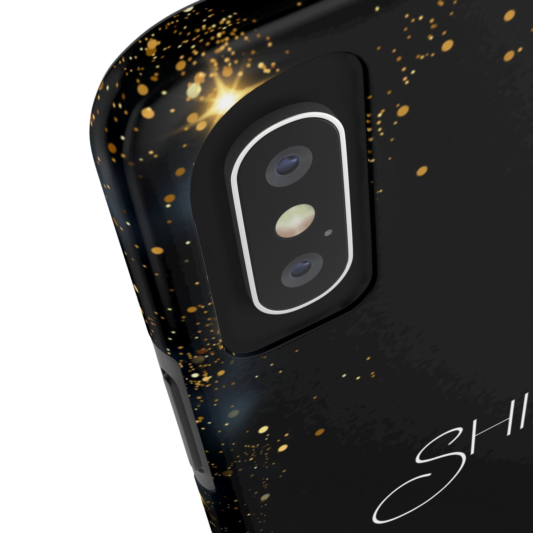 Black Shine Glitter, Elegant Phone Cases, Stylish Phone Covers, Chic Phone Protectors, Fashionable Case for Her, Trendy Smartphone Accessories