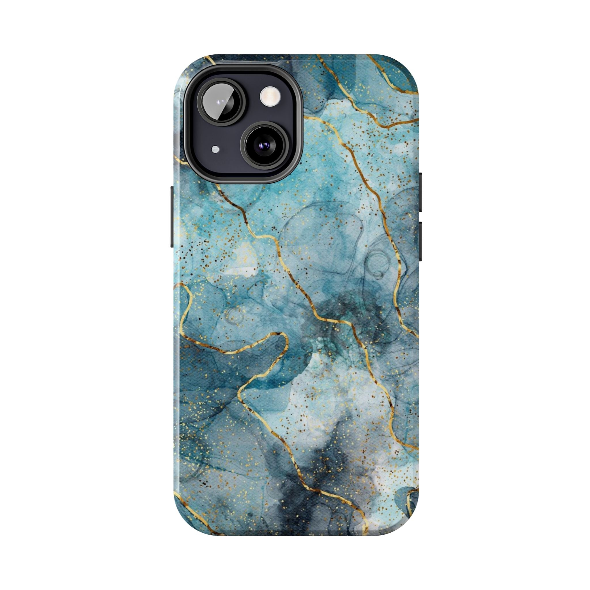 Blue Gold Marble, Elegant Phone Cases, Stylish Phone Covers, Chic Phone Protectors, Fashionable Case for Her, Trendy Smartphone Accessories