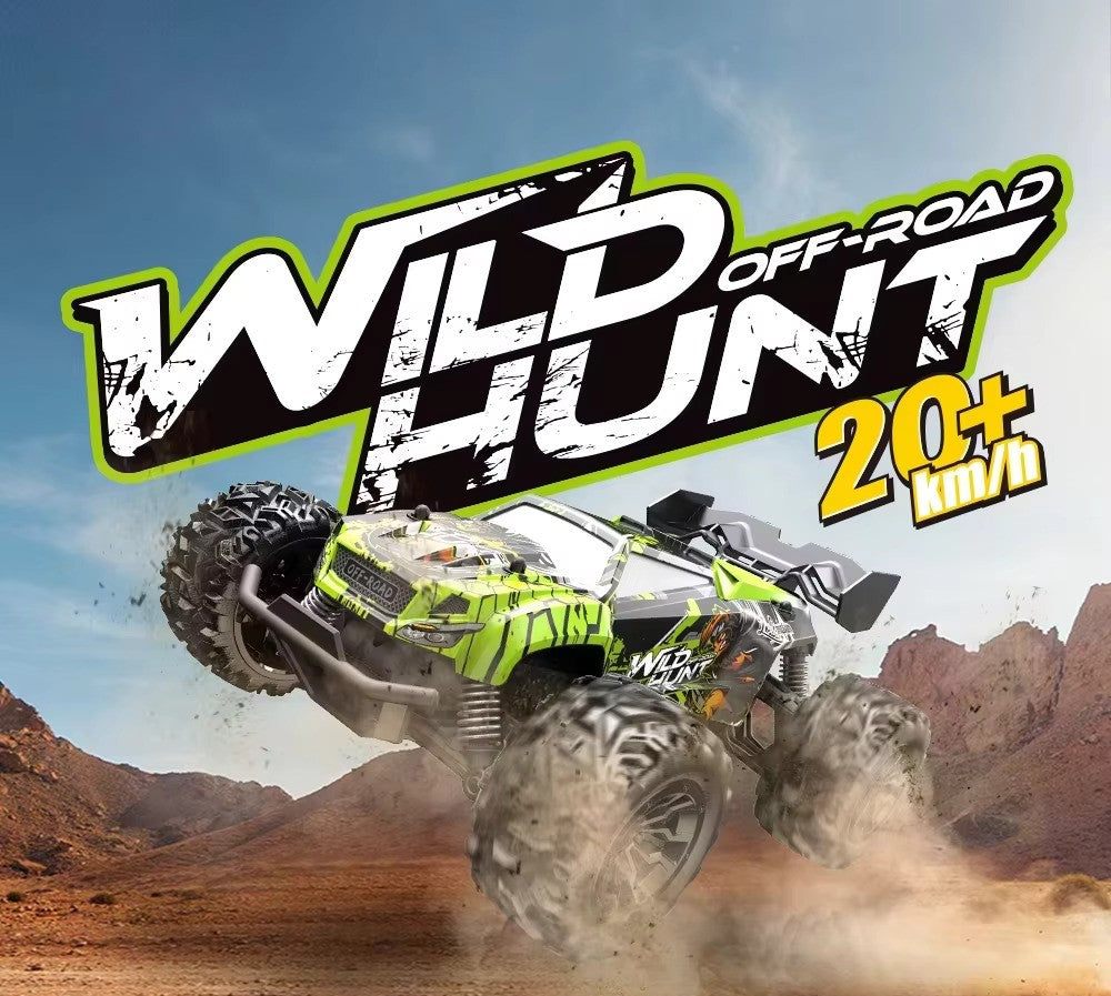 RC Car, 1:20 Scale High-Speed Off-Road Monster Truck, 4WD 20 KM/H, 2.4GHz Remote Control, Rechargeable
