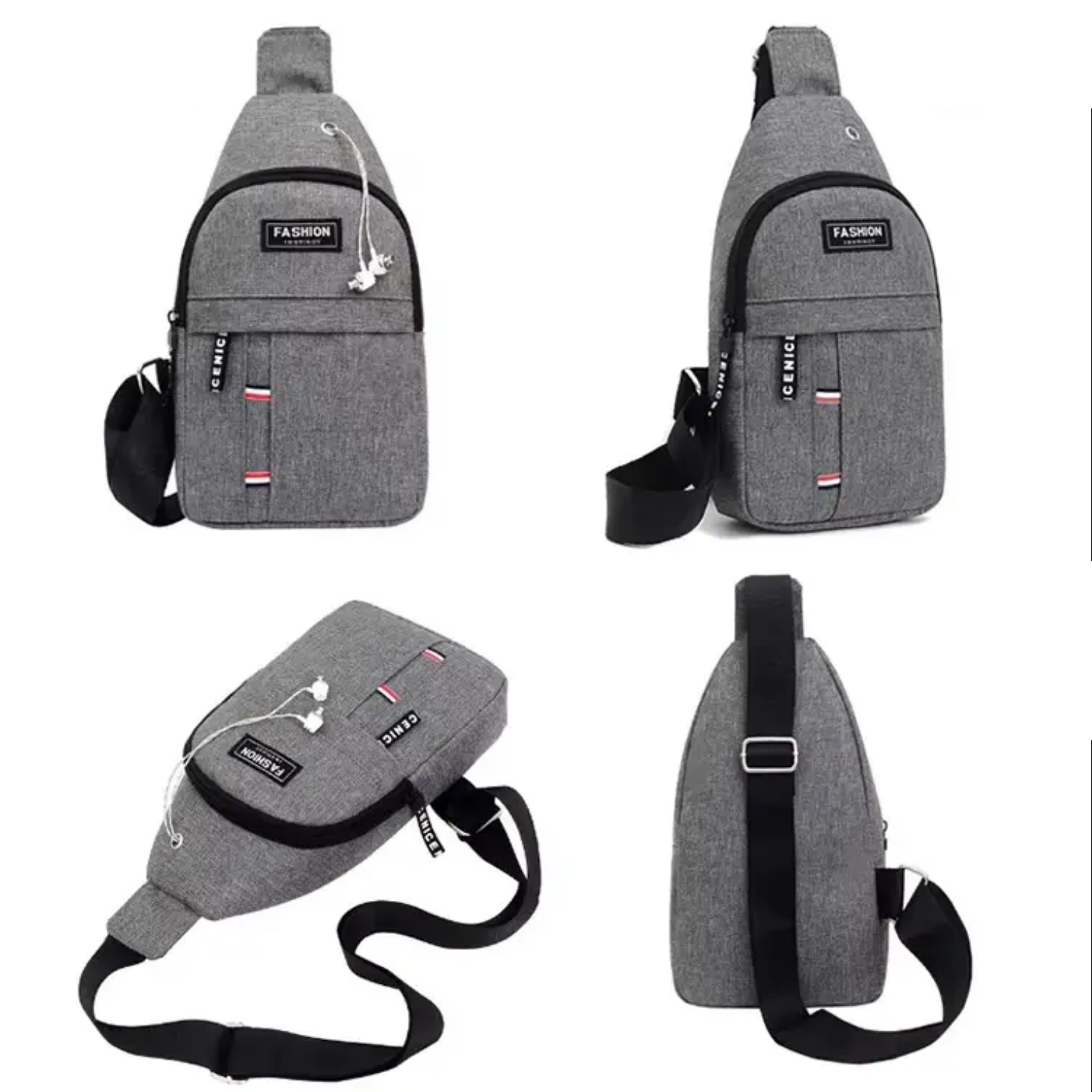 Versatile Sling Backpack & Crossbody Bag with Multiple Pockets – Perfect for Travel, Hiking & Everyday Use